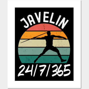 Javelin Throw 24 7 365 Posters and Art